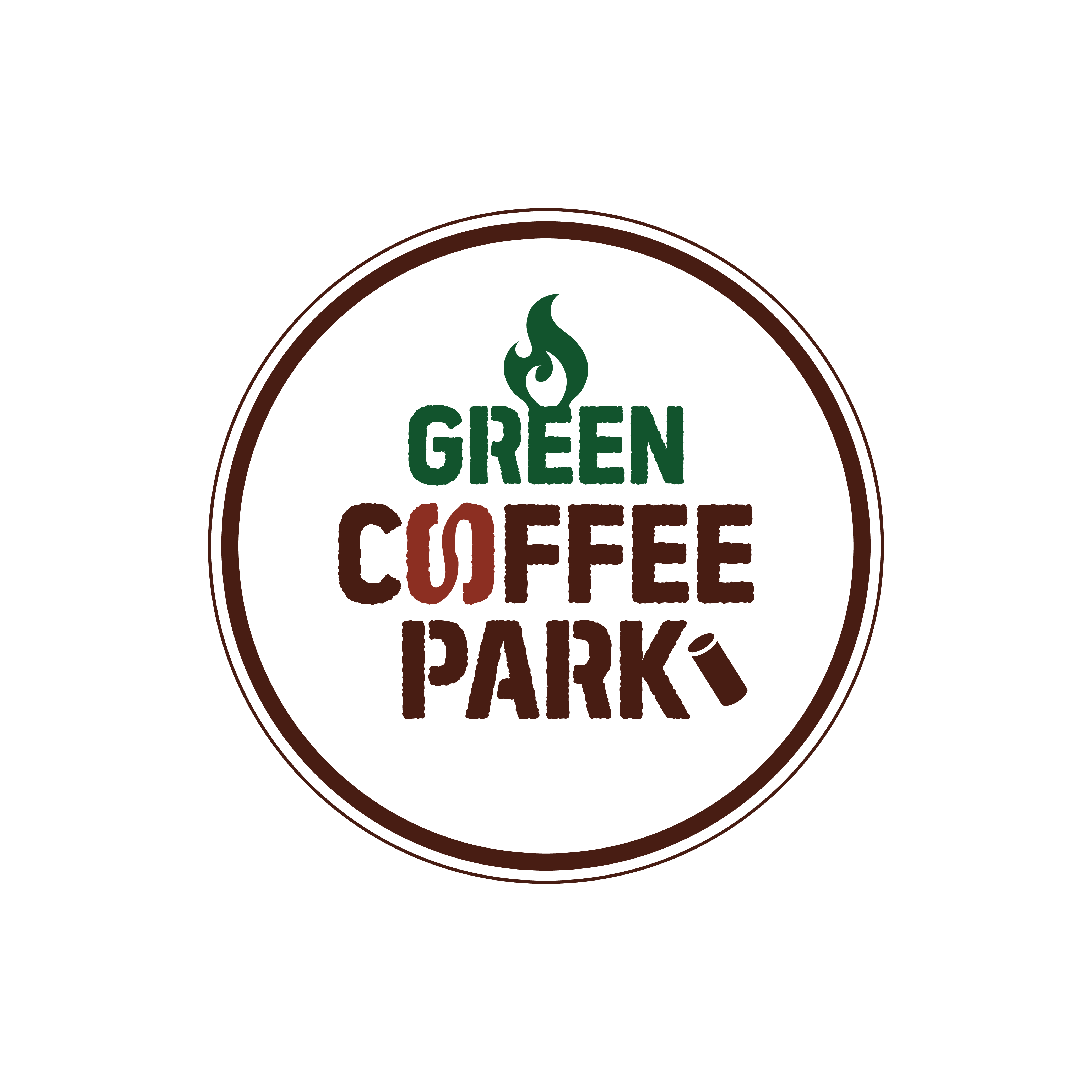 Green Coffee Grounds Logo